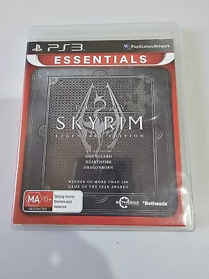 Elder Scrolls V: Skyrim PS3 Legendary Edition Essentials PS3 Game PAL Free Post • $9.99
