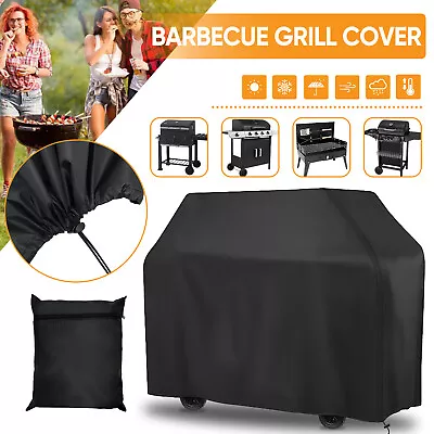 Waterproof BBQ Barbeque Smoker Grill Cover For 2/4/6 Burner Outdoor UV Protector • $17.99