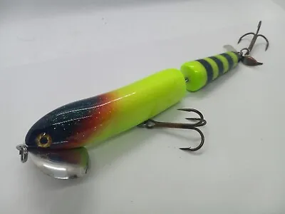 8  Big Fork Lures Papa Chubby Chart Tail Jitterbug Wakebait Topwater Musky Lure • $34.99