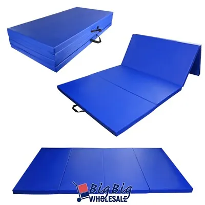 4'x10'x2  Thick Foam Folding 4 Panel Gymnastics Gym Mat Exercise Yoga  Fitness • $104.99