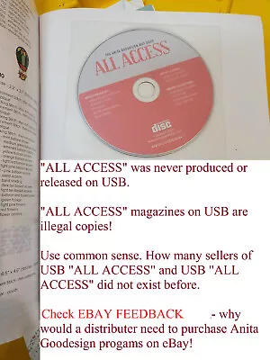 NOT A  USB COPY  AUGUST   2020   All Access    Anita Goodesign • $24.55