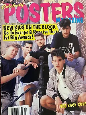 New Kids On The Block Full Page Vintage Magazine COVER • $1.99
