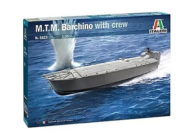 Italeri MTM BARCHINO W/CREW - Plastic Model Ship Kit - 1/35 Scale - #555623 • $37.62