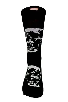 Men's Skull Halloween Novelty Crew Socks Shoe Size 6-12.5 • $9.99