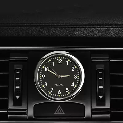 $5.66 • Buy Luminous Car Internal Stick-On Digital Watch Quartz Clock Accessories Universal