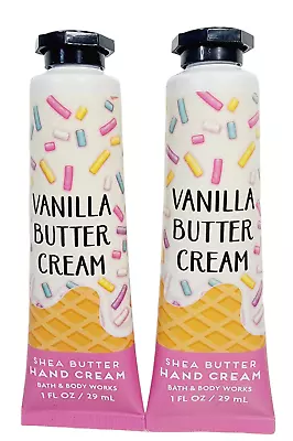 2 VANILLA BUTTER CREAM Hand Cream 1 Oz Each Bath & Body Works New Free Shipping • $16.89