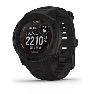 Garmin Instinct Solar GPS/GLONASS/Galileo - Optical Wrist HRM Watch - Tactical • $749