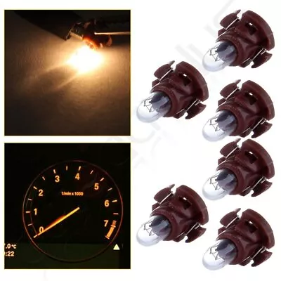 6x Warm White T4/t4.2 Neo Wedge A/c Heater Climate Control Light Halogen Bulbs • $8.16