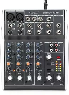 Behringer Xenyx 802S 8-channel Analog Streaming Mixer • $89