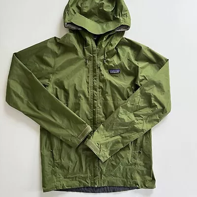 Patagonia Torrentshell Jacket Green Rain Shell H2NO Hiking Waterproof Size XS • $69.99