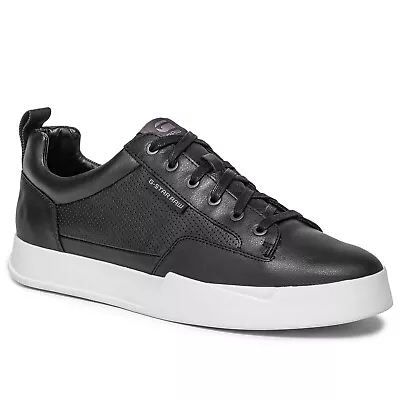 G-Star Raw Black Rackam Core Low-Top Sneakers N1267 Size US 9/ EU 42 • $98.80