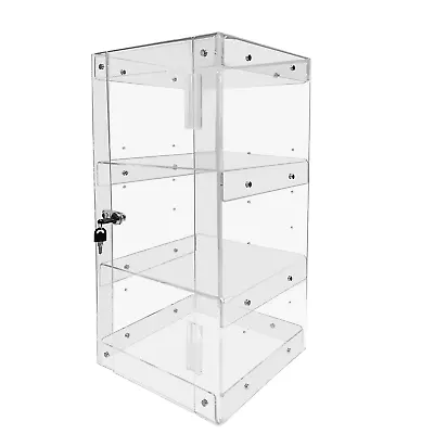 Acrylic Lockable Display Cabinet Case Showcase - Collectables 60x30x30cm (DS600) • £99.98