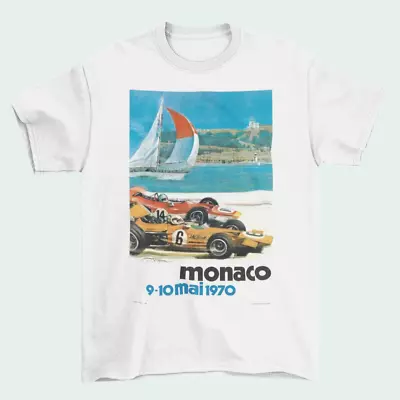 1970 Monaco Grand Prix T-Shirt _ Vintage F1 Race Shirt _ Formula 1 Racing Tee • $19.99