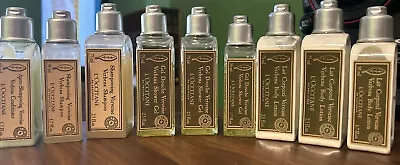 L’Occitane Travel Set  Verbena Shampoo Conditioner Body Wash Lotion 9 PCs • $25.20