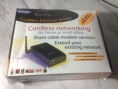 Proxim Symphony 4920-05 Ethernet Bridge Cordless Networking NEW Sealed -USA • $199.97