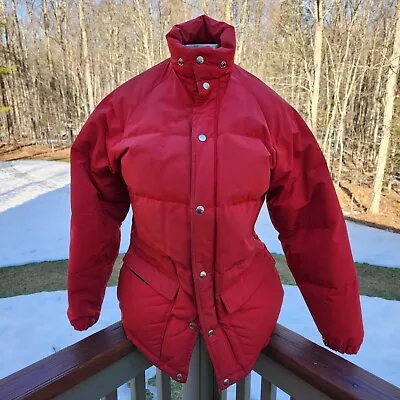 Vintage First Label 1967 1970s Eastern Mountain Sports Goose Down Jacket EMS USA • $89.95