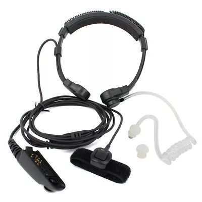 Adjustable Throat Control Headset Earpiece For Motorola GP328 GP338 GP339 GP340 • $24.14