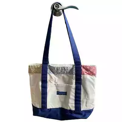 Vineyard Vines Custom Collection Navy Midshipman Canvas Tote • $30