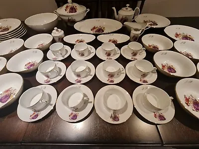 Madame Pompadour Royal Limoges Dinner And Tea Set • £735