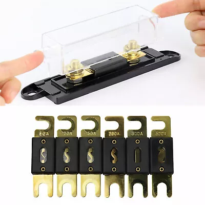 ANL Fuse Holder & Inline Distribution Block Car Audio Stereo Amp Install 12V LOT • $13.29