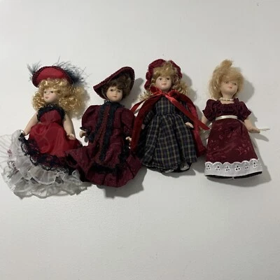 £8 • Buy Mini Porcelain Dolls, Bundle Of 4 DeAgostini Collectable Dolls