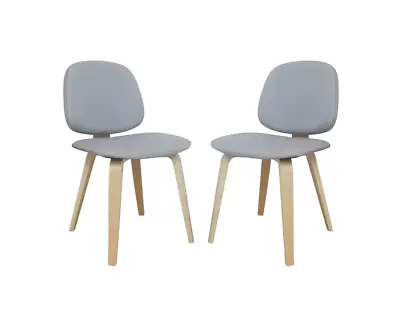 $171.38 • Buy Chotto - Motto Dining Chairs - Grey X 2