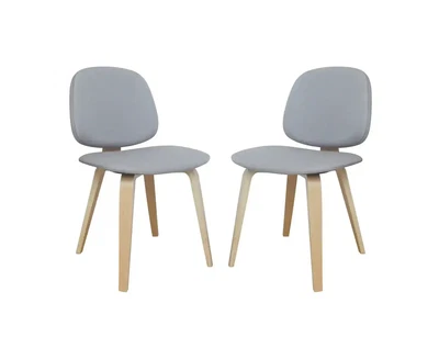 $171.38 • Buy Chotto - Motto Dining Chairs - Grey X 2