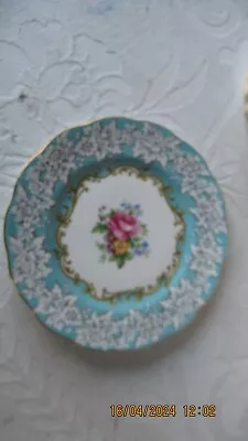 Royal Albert Cake Side Sandwich Plate Vintage Bone China Blue Enchantment • $14.95