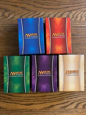 Commander 2013 Complete 5 Deck Set *Sealed Cards* MTG • $349.95