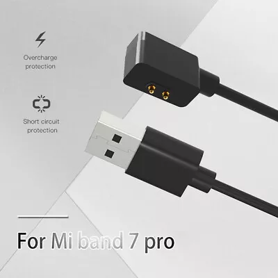 Magnetic Charging Cable Smart Watch Magnet 2pin USB For Xiaomi Mi Band 7 Pro • $10.99