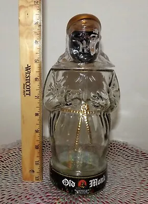 Nice!!!  Old Vintage Rare Limited Edition Old Monks Rum Bottle Empty • $59.99