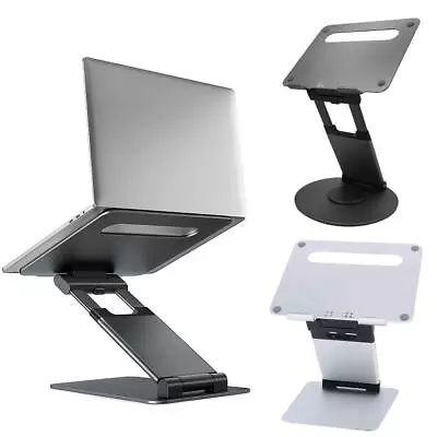 Foldable Laptop Cooling Stand Tray Holder Riser Desk Table New Adjus Hot • £51.77