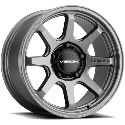 $159 • Buy Vision 351 Flow 16x8 5x4.5  +0mm Gunmetal Wheel Rim 16  Inch