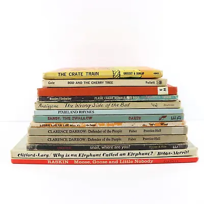 Lot Of 13 1960's & 1970's Vintage Assorted School Library Children Kids Books • $29.53