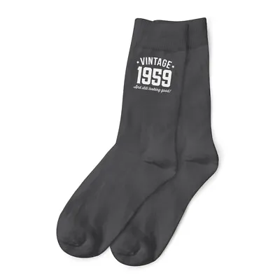 65th Birthday Gift Socks Present Idea Him Men 65 Keepsake Accessories Grey • £6.95