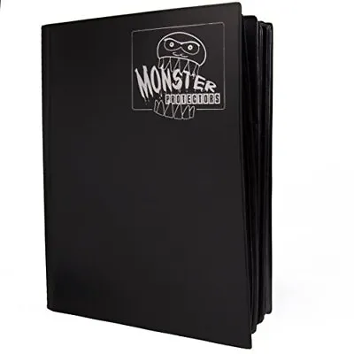 TRADING CARD HARD COVER Binder 720 Cards Capacity Black By MONSTER PROTECTORS • $39.47