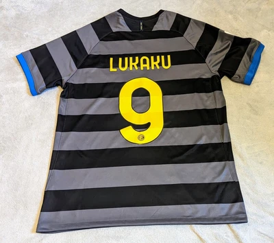 £30 • Buy BNWT Inter Milan 2020/2021 Third Football Shirt Mens Large #9 Lukaku