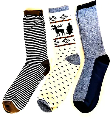 Gertex Men's Holiday Socks Lot Of 3 Pairs NIB Size 10-13 Sock/ 7-12 Shoe • $6.99
