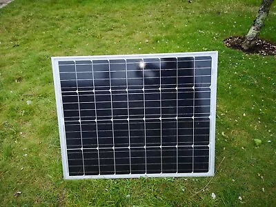 80 Watt Portable Solar Panel Camping Trailer Tent VW Folding Camper Caravan 80w • £139.99