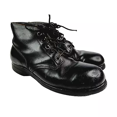 Vintage 1980's? Issue Military Ankle Lace Up Combat Boots Steel Toe Men 10 R • $50