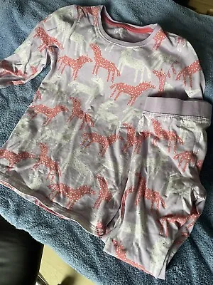 Girls Unicorn Pyjamas Age 6-7 Years • £0.99