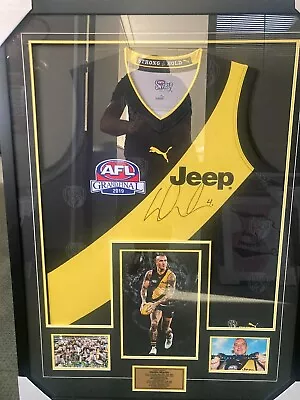 $545 • Buy Richmond Tigers 2019 Grand Final Jumper Signed By Dustin Martin