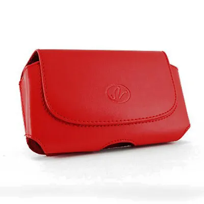 Wider Red Holster Pouch Fits With Hard Shell Cover Case 6.1 X 3.58 X 0.7 Inch • $7.65