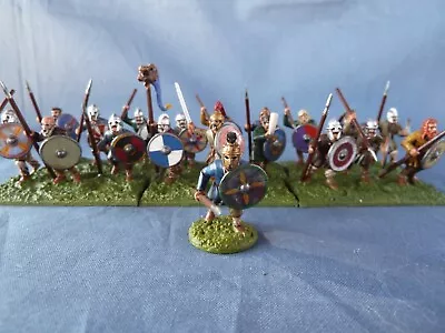 19 X 28mm Anglo Saxons. Very Well Painted & On Bases. Dark Ages. • £12.99