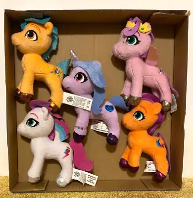 My Little Pony Plush Friendship Set 5 My Little Pony Characters 7.5  Tall ~New~ • $49.95