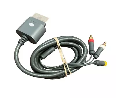 Official Microsoft Xbox 360 Composite AV Cable Cord! Authentic QUICK Ship • $9.99