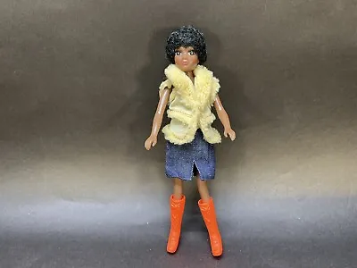 Vintage Hasbro The World Of Love SOUL Hippie Doll In Original Boots 1971 • $29.26