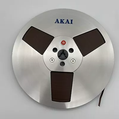 AKAI Metal Reel R-7M With Tape Reel To Reel Blue Logo 7” 1/4 • £124.99