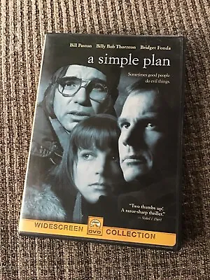 A Simple Plan 1998 Dvd Billy Bob Thornton Bill Paxton Paramount Print Oop Dvd • $15.99