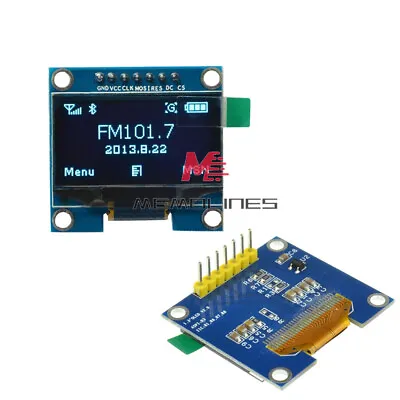 1.3'' Inch Blue SPI Serial 128X64 OLED LCD Display Screen Module For Arduino UNO • $5.04